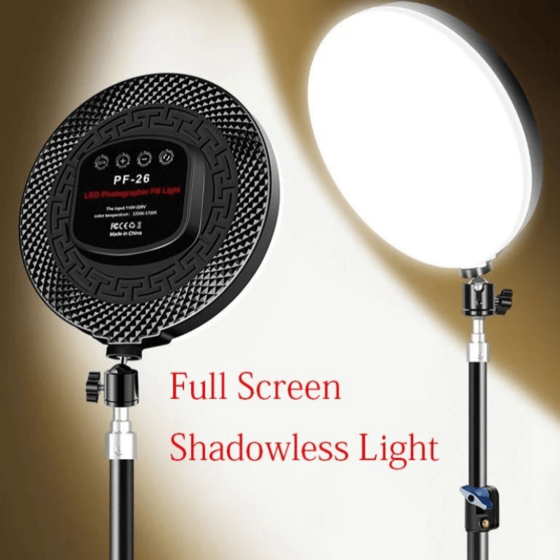 LUZ LED PROFESIONAL PARA FOTOGRAFIA 26 CM 2